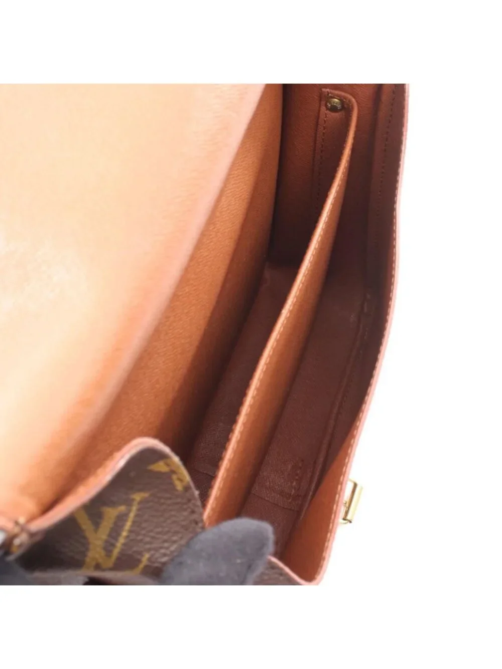 Louis Vuitton Shoulder Bag Cartouchiere GM Canvas Leather
